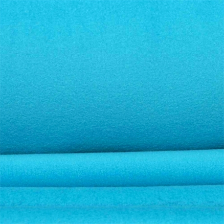 Tissu polaire uni - Bleu turquoise