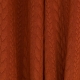 Tissu Jersey Torsades - Orange brique