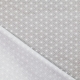 Tissu Coton Enduit étoiles asanoha - Gris & Blanc