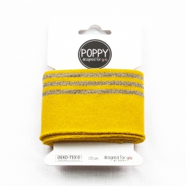 Tissu bord côte doré Poppy - Jaune & Doré
