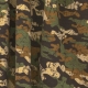 Tissu Jersey Camouflage - Noir & Vert kaki