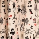 Tissu Coton Cretonne Paris Glamour - Beige