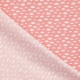 Tissu Popeline Coton Nuage - Corail