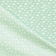 Tissu Popeline Coton Nuage - Vert menthe