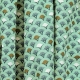Tissu Popeline Coton Roue de Paon - Bleu ciel