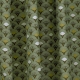 Tissu Popeline Coton Roue de Paon - Vert amande
