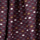 Tissu Popeline Coton Roue de Paon - Bordeaux
