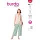 Patron T-shirt sans manches avec des plis à l'encolure - Burda 6047
