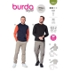 Patron Sweat-shirt classique avec capuche ou bordure d'encolure - Burda 6064