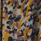Tissu Viscose Camouflage Abstrait - Beige