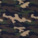 Tissu Jersey Camouflage - Vert