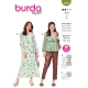 Patron Robe / blouse , Burda 6023