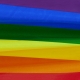 Tissu Drapeau Arc-en-Ciel - Multicolore