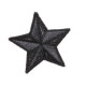 Ecusson étoile - Noir